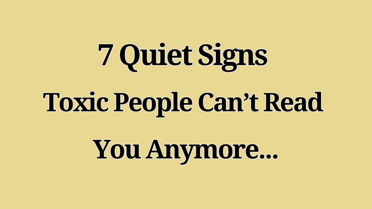 7 Silent Signs Toxic People Can’t Control You Anymore 😌🧠 | Emotional Intelligence Psychology