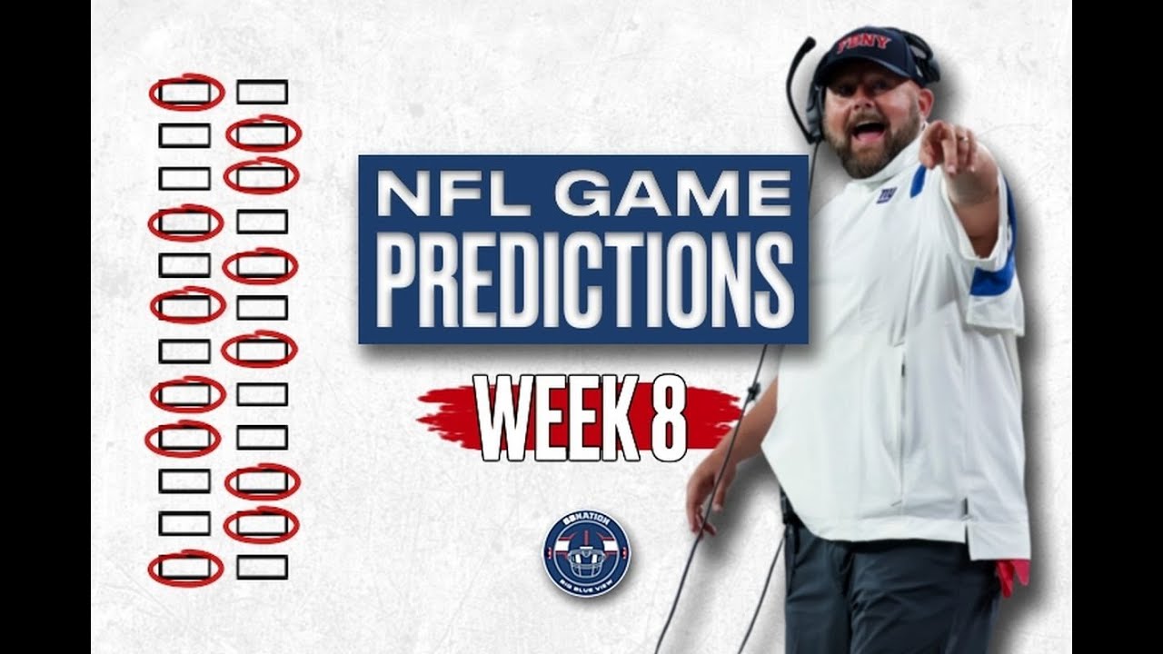 NFL Picks week 8 plus MNF winner inside! YouTube