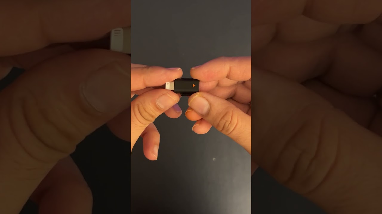 This Is a Dji Mic Mini Mobile Phone Adapter (Lightning)