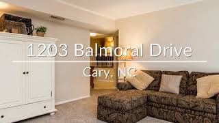 1203 Balmoral Dr in Cary, NC 27511 | Scottish Hills | Triangle MLS Listing | 0:30