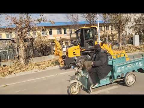 WZ08-12 Backhoe loader working video