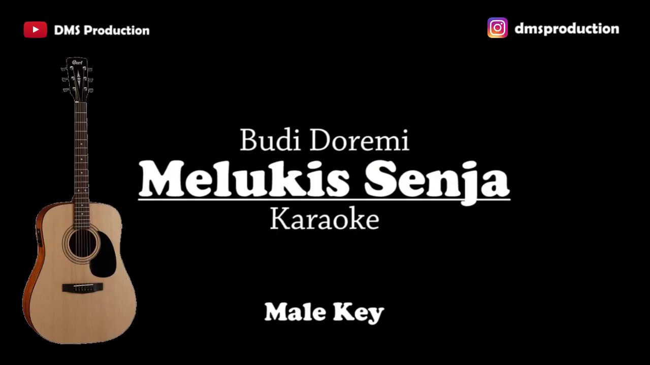 Budi Doremi Melukis Senja Female Key Karaoke Akustik Gitar Lirik Youtube