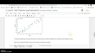 Prediction Using Supervised Machine Learning