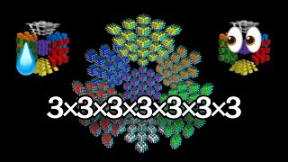 7D Rubik's Cube Solved! [3x3x3x3x3x3x3]