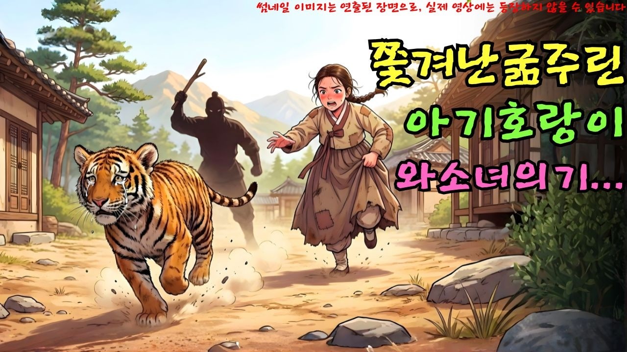 👌잠자기전 듣는 옛날이야기 1시|쫓겨난 굶주린 아기 호랑이와 소녀의 기도, 기적이 되어 숲속에서 그녀를 구하다ㅣ옛날이야기 ㅣ민담 ㅣ오디오북ㅣ전설ㅣ설화 ㅣ야담