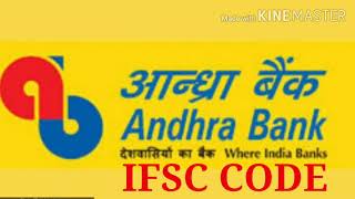 Andhra Bank IFSC Code | IFSC CODE OF ANDHRA BANK | How to find ifsc code |  August 2020