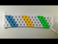 Line-line Zulu beaded belt pattern tutorial