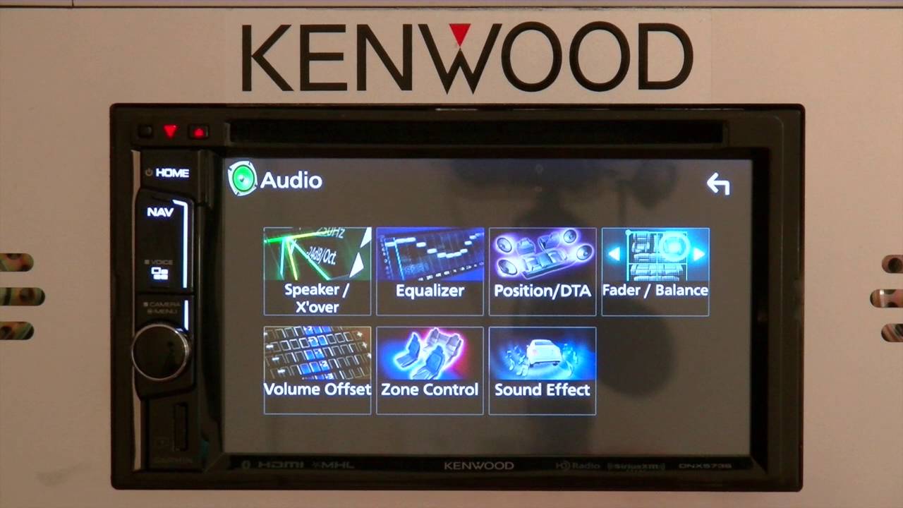 20162017 KENWOOD DNX573S Audio Menu (DNX693S, DNX773S, DNX893S) YouTube