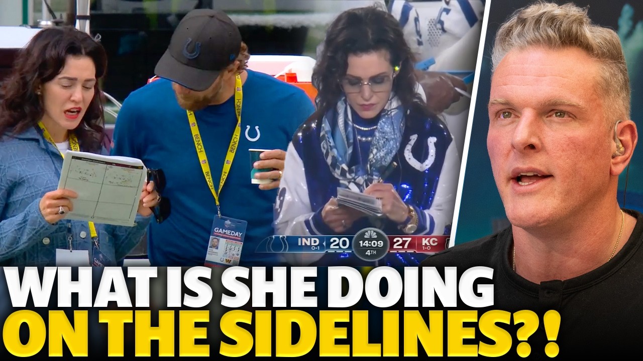 What Is Carlie Irsay-Gordon REALLY Doing On The Colts Sideline?