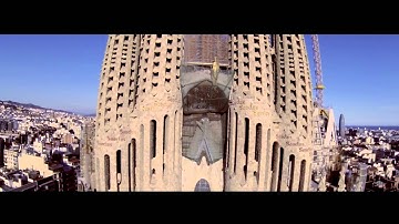 Dji Phantom - GoPro Hero 3 - Barcelona test flight with gimbal brushless.