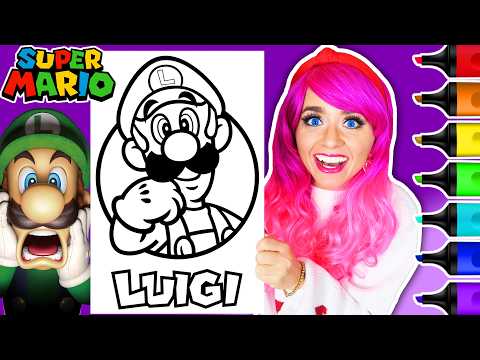 Luigi Coloring Pages: So Cute, You'll Swoon!