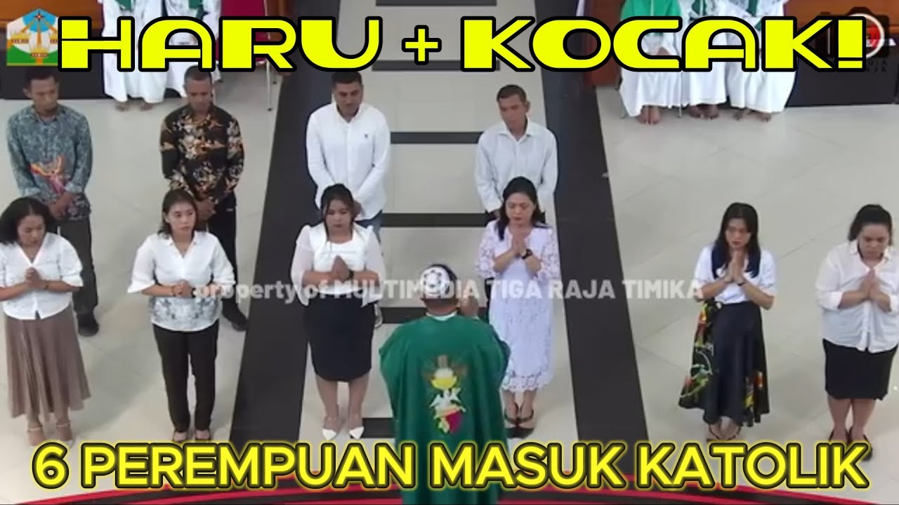 HARU + KOCAK! 6 PEREMPUAN MASUK KATOLIK, PASTOR BIKIN SUASANA PECAH! 