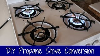 Off Grid Stove Conversion | Natural Gas to LPG