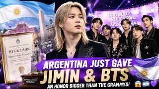 🔥 Argentina Just Gave Jimin & BTS an Honor Bigger Than the Grammys! 😱🇦🇷💜 screenshot 2
