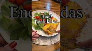 Easy Beef Black Bean Enchiladas