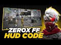ZEROX FF CUSTOM HUD CODE For 99% Headshot Rate ☠️🔥 2gb, 4gb, 6gb, 8gb Ram All Devices | Free Fire