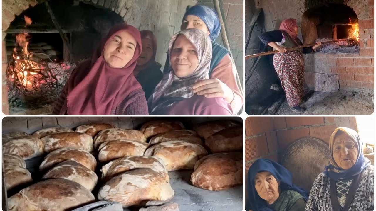 EMİN OTLU KÖY PİDESİ NASIL YAPILIR? | ELTİLER GÖRÜMCELER TAŞ FIRINDA EKŞİ MAYALI SOMUN KEYİFLİ GÜNDÜ