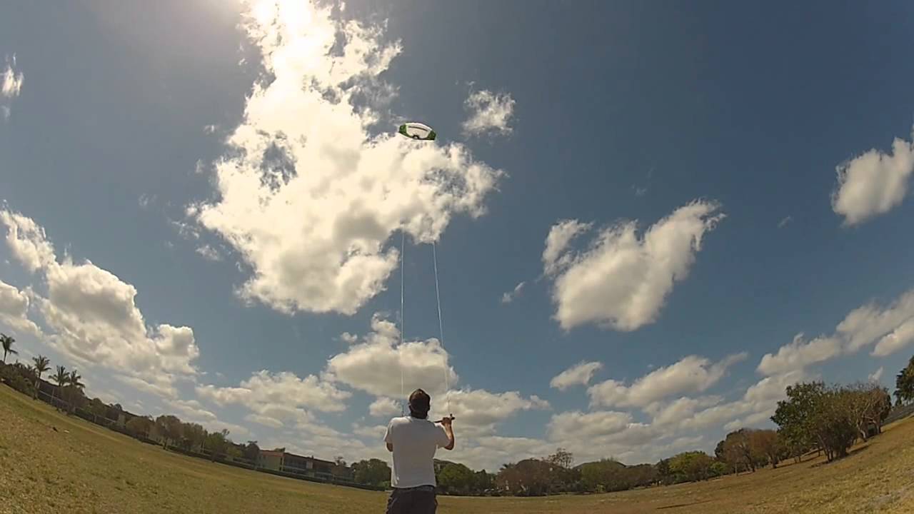 Slingshot B3 Trainer Kite 1st attempt YouTube