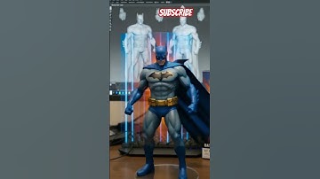 3D Model of Batman (Superman) Figurine #trending #viral #shorts #figurines #3d model #batman #new