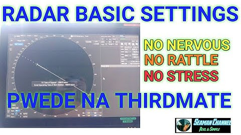 EP59:RADAR BASIC SETTINGS PWEDE NA MAG THIRDMATE