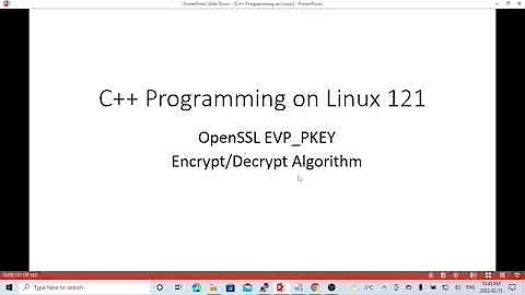 C++ Programming on Linux - OpenSSL EVP PKEY Encrypt and Decrypt