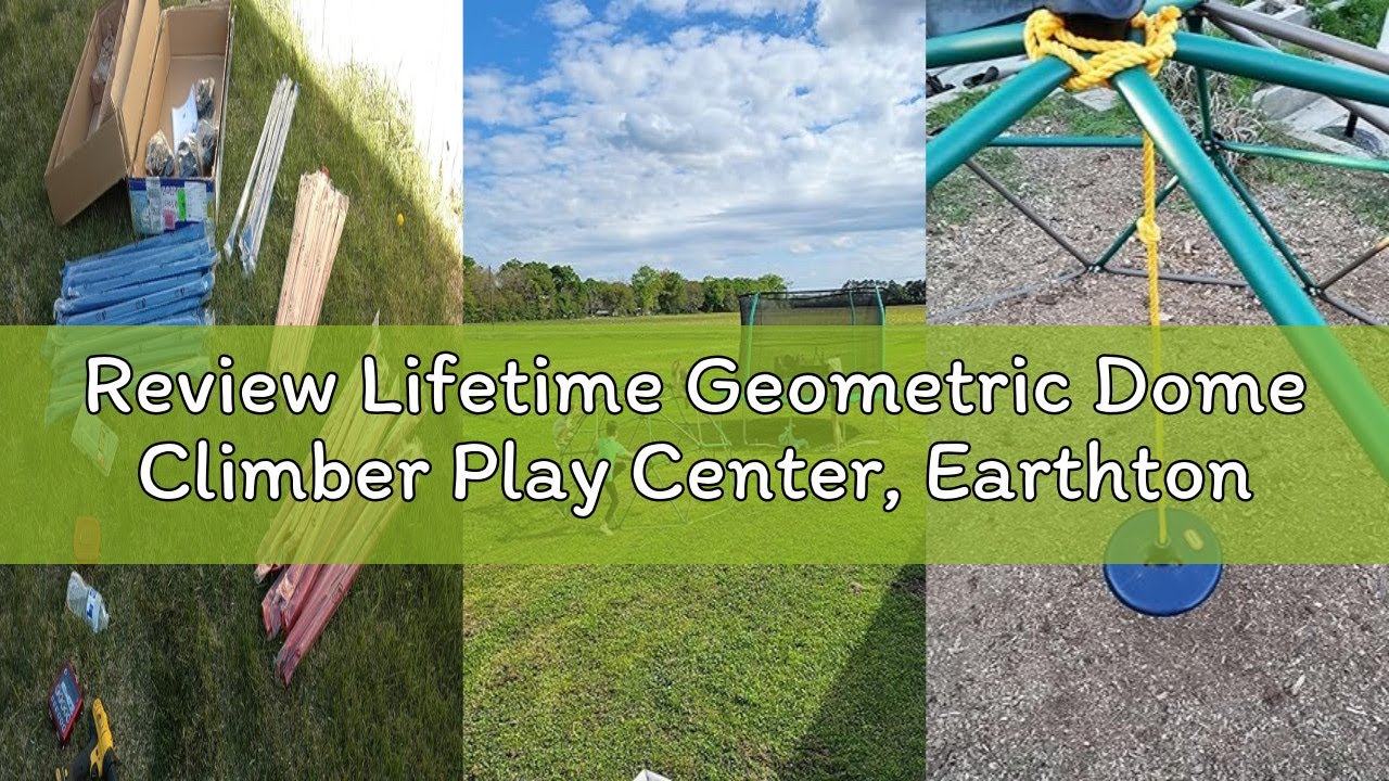 Review Lifetime Geometric Dome Climber Play Center, Earthtone