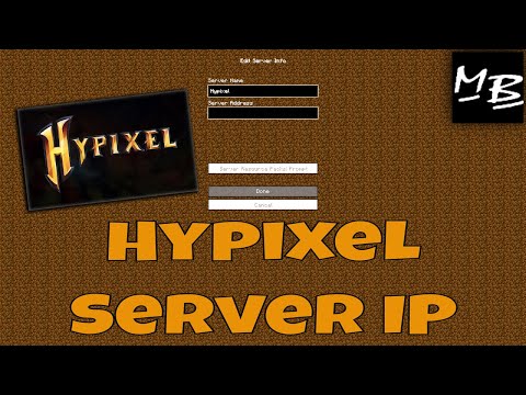 Minecraft Hypixel Server IP Address - YouTube