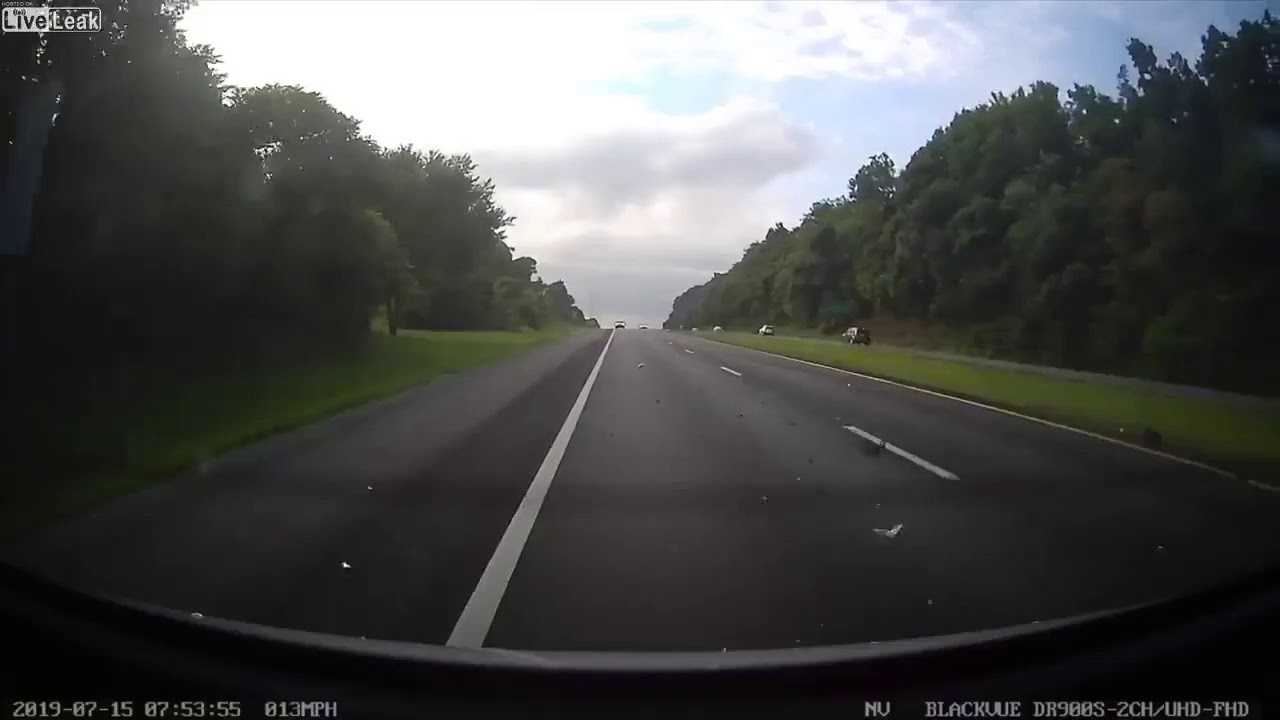 Distracted Driver Plows Into Back Of Truck In Crazy Collision YouTube