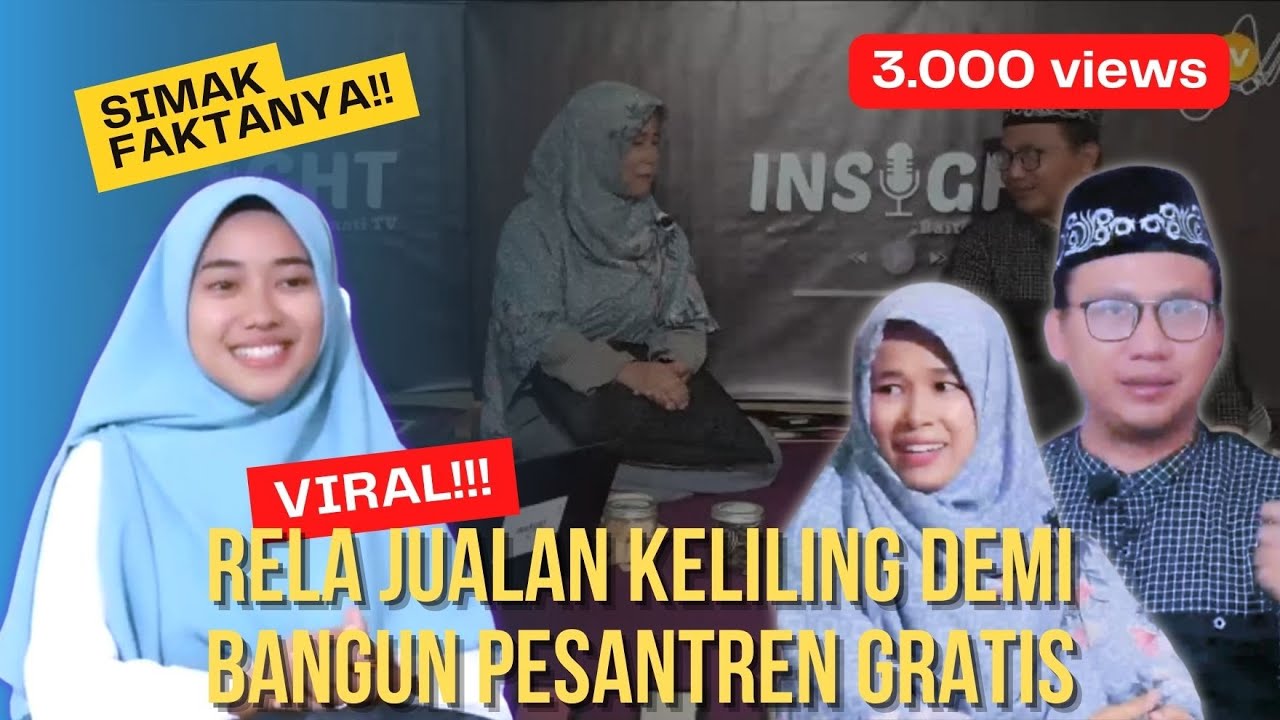 Viral | Jualan Keliling ke Sekolah2, Demi Bangun Pesantren dan Sekolah Full Gratis | Ayah Faid