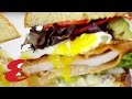 Schnitzel Burger With Fried Egg