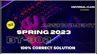 BT302  Assignment 2 Solution Spring 2023 || BT302 Assignment Solution Spring 2023 | BT302-IMMUNOLOGY