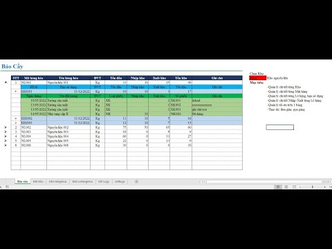 Video VBA Excel cơ bản - Nhập Xuất Tồn - Phần 1 (Giao diện... - youtube
