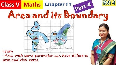 Area and its Boundary (Part 4)/ NCERT Class 5 Math Chapter 11 Page155&158 Explained in Hindi+English