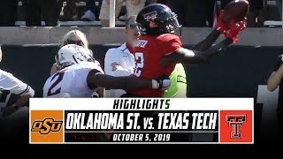 Texas tech held on to beat no. 21 oklahoma state 45-35 in week 6. red
raiders qb jett duffey threw for 424 yards and four tds without a
pick. rb chuba hubbar...