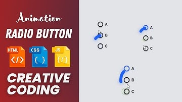 Animated Radio Button Using HTML CSS & JavaScript | Creative Coding