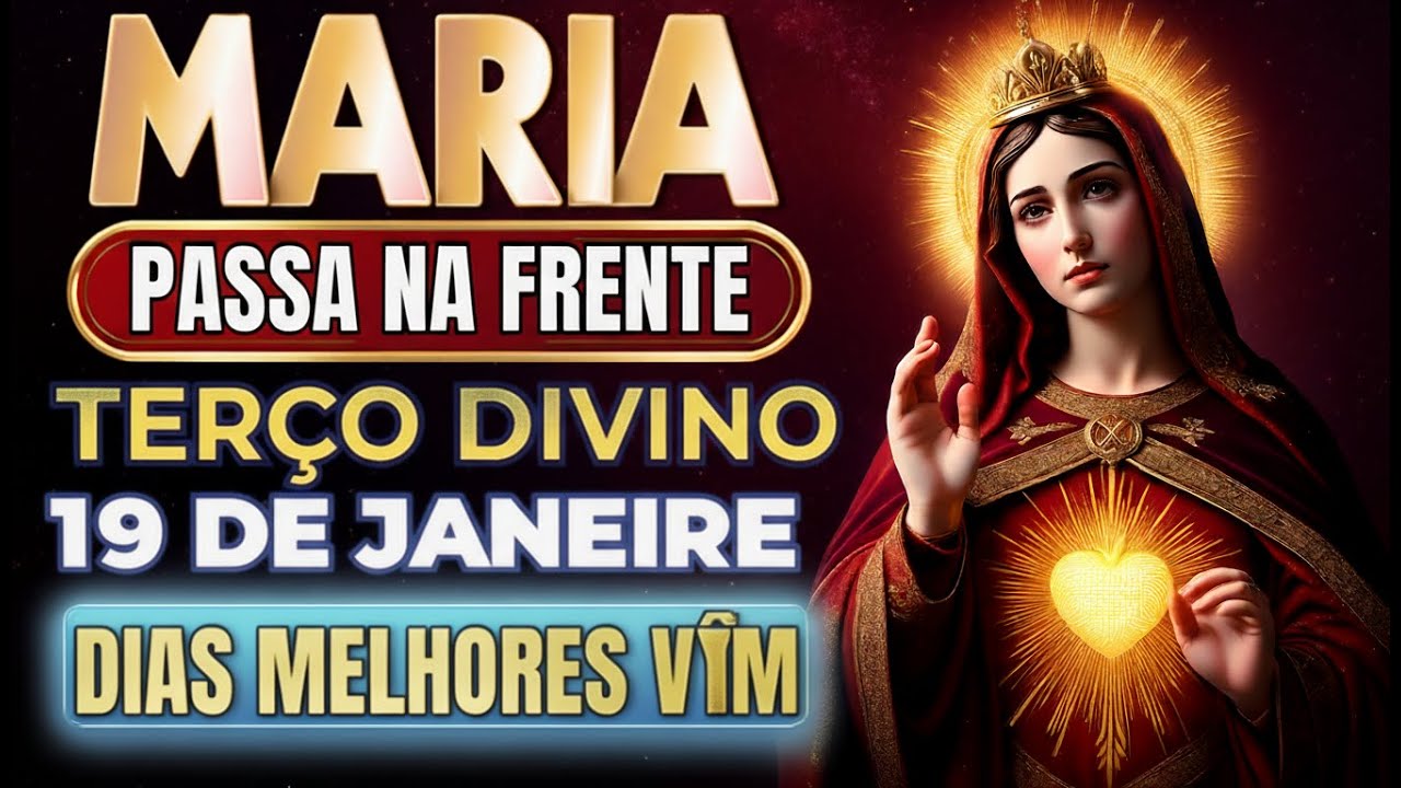 📿 Terço Maria Passa na Frente 🌹 Pra Quem Tem Medo de Amanhã 🙏