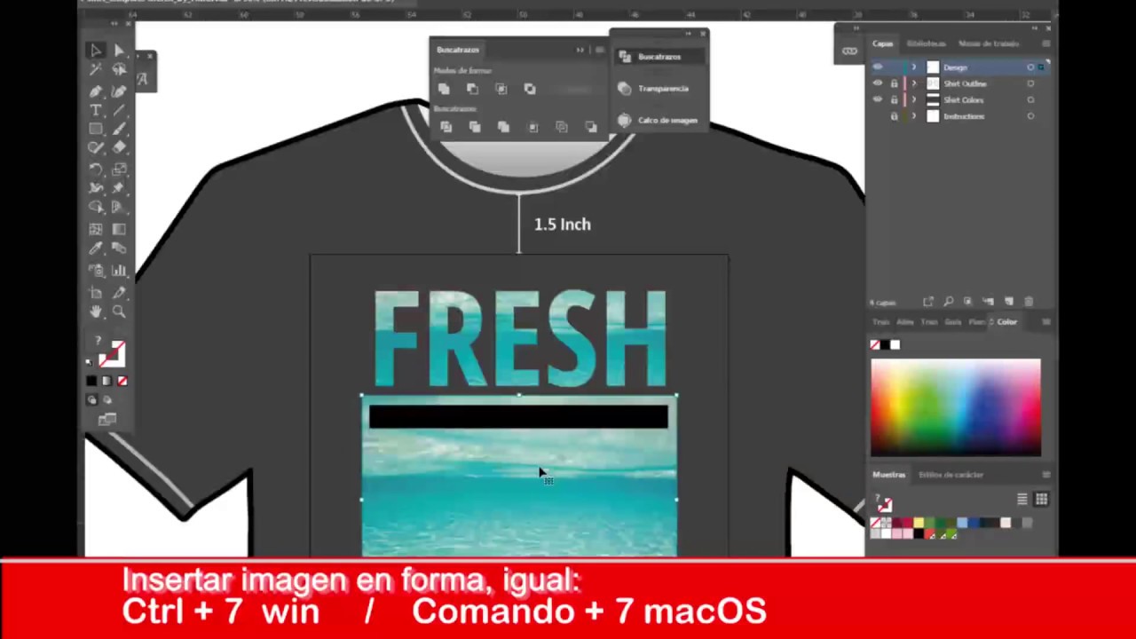 Como hacer mascara de recorte en adobe illustrator YouTube