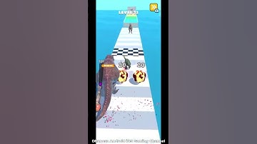 Dino Run 3D  - All Levels Gameplay Walkthrough Android,ios (Levels 23-24)