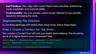 How to Access OwnProps and MobX Store in a React Component