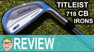 TITLEIST 718 CB IRONS ROUND TEST REVIEW ゴルフの動画