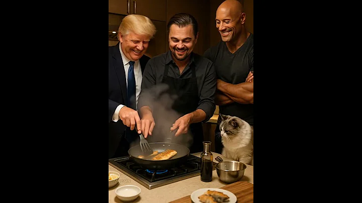 Donald Trump & DiCaprio Fry Fish for The Rock’s Cat! 🐟🐱