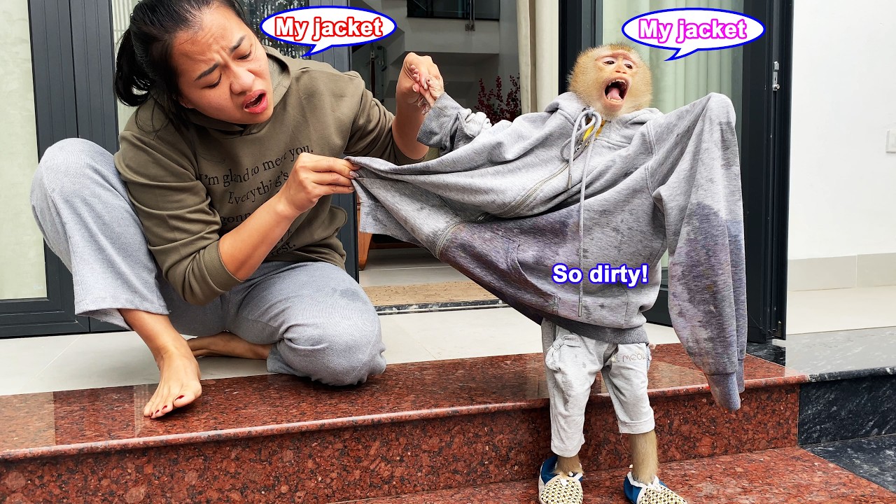 That's hilarious! LYLY daringly wore her mom's shirt to go out and play, and this is the result