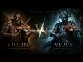 Battle of Strings | Epic Orchestra Synthwave | Violin &amp; Viola Fusion ⚔️🎻