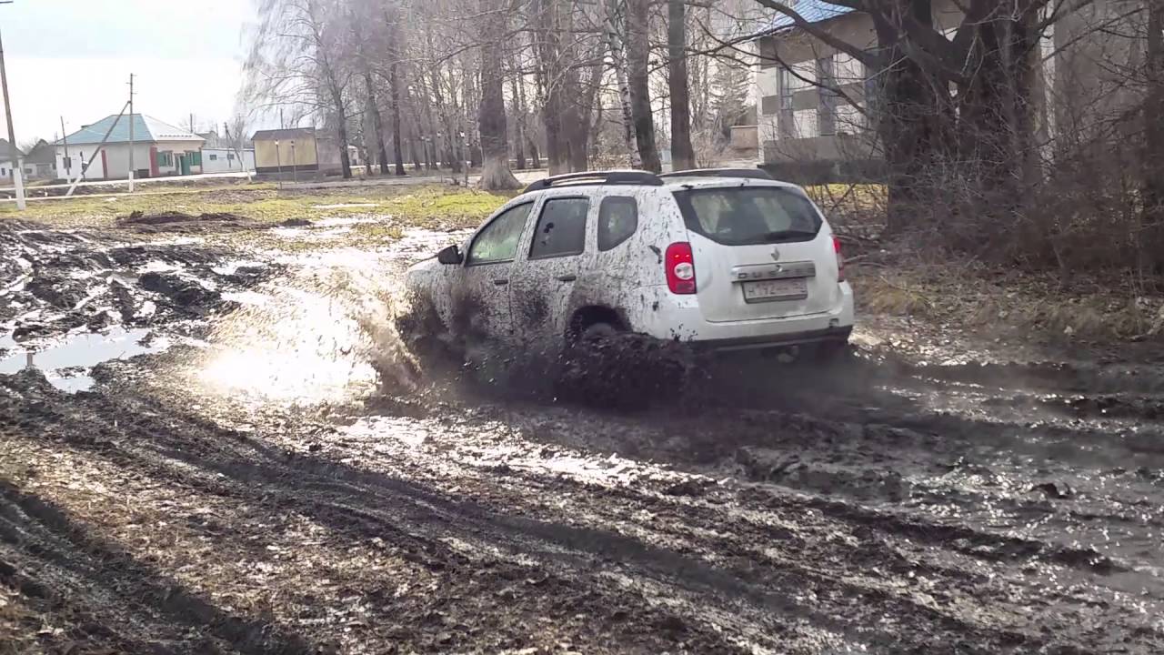 Рено Дастер 1,6 4х4 испытание грязью