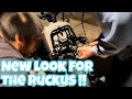 Honda Ruckus: TRS Headlight Lowering Kit Install + Front Tire Change!!