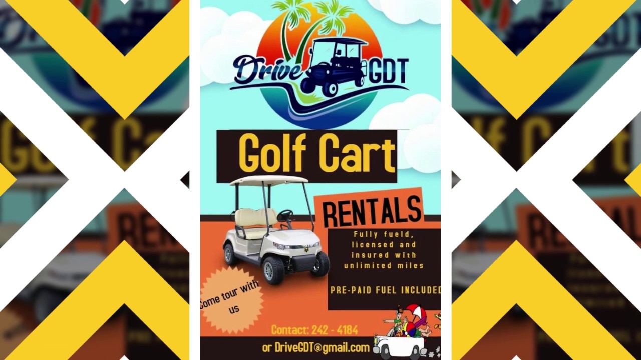Drive GDT Golf Cart Rentals Grand Turk Turks and Caicos Islands
