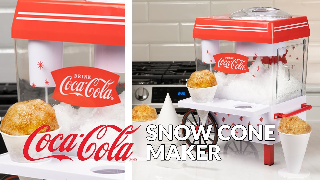 SCM550COKE | Coca-Cola® Snow Cone Maker - YouTube