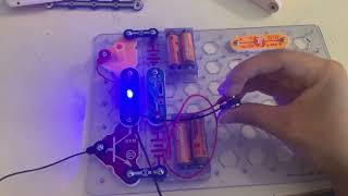 Snap Circuits Motion: Human and Water Light with Conduction Detector