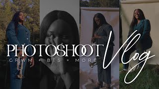 VLOG: COME TO A PHOTOSHOOT WITH ME | grwm + behind the scenes, etc  | Dominique Imani