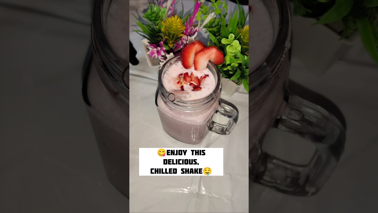 Ramzan ep 2:-Strawberry Milkshake|delicious and easy Milkshake|#viralvideo#shortvideo #iftarrecipe